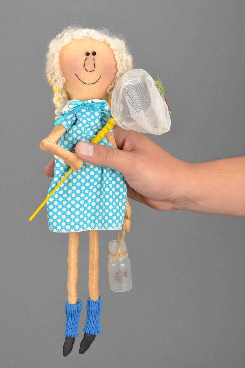 Текстильная кукла мягкая фото 2