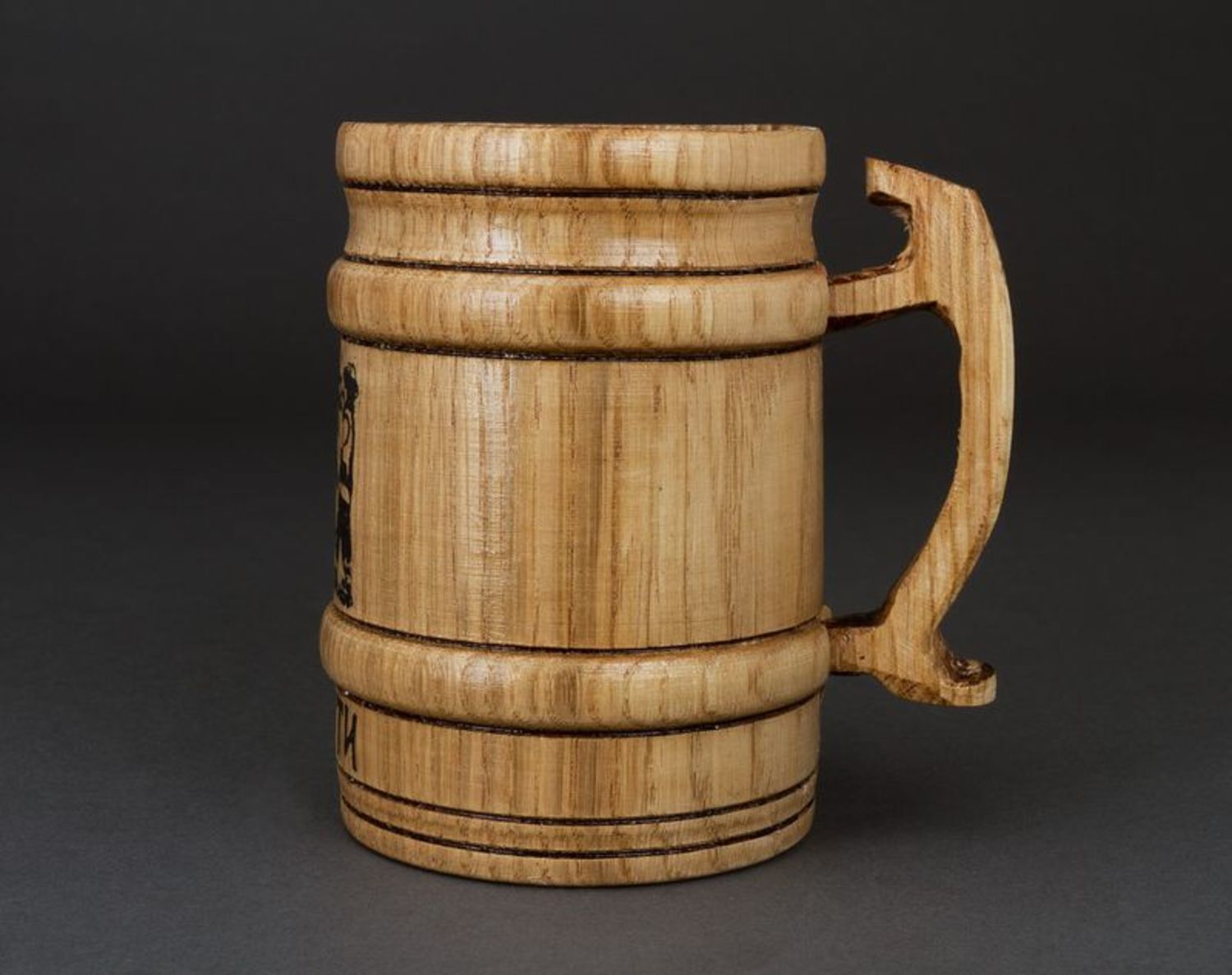 Wooden mug Carpathians photo 2