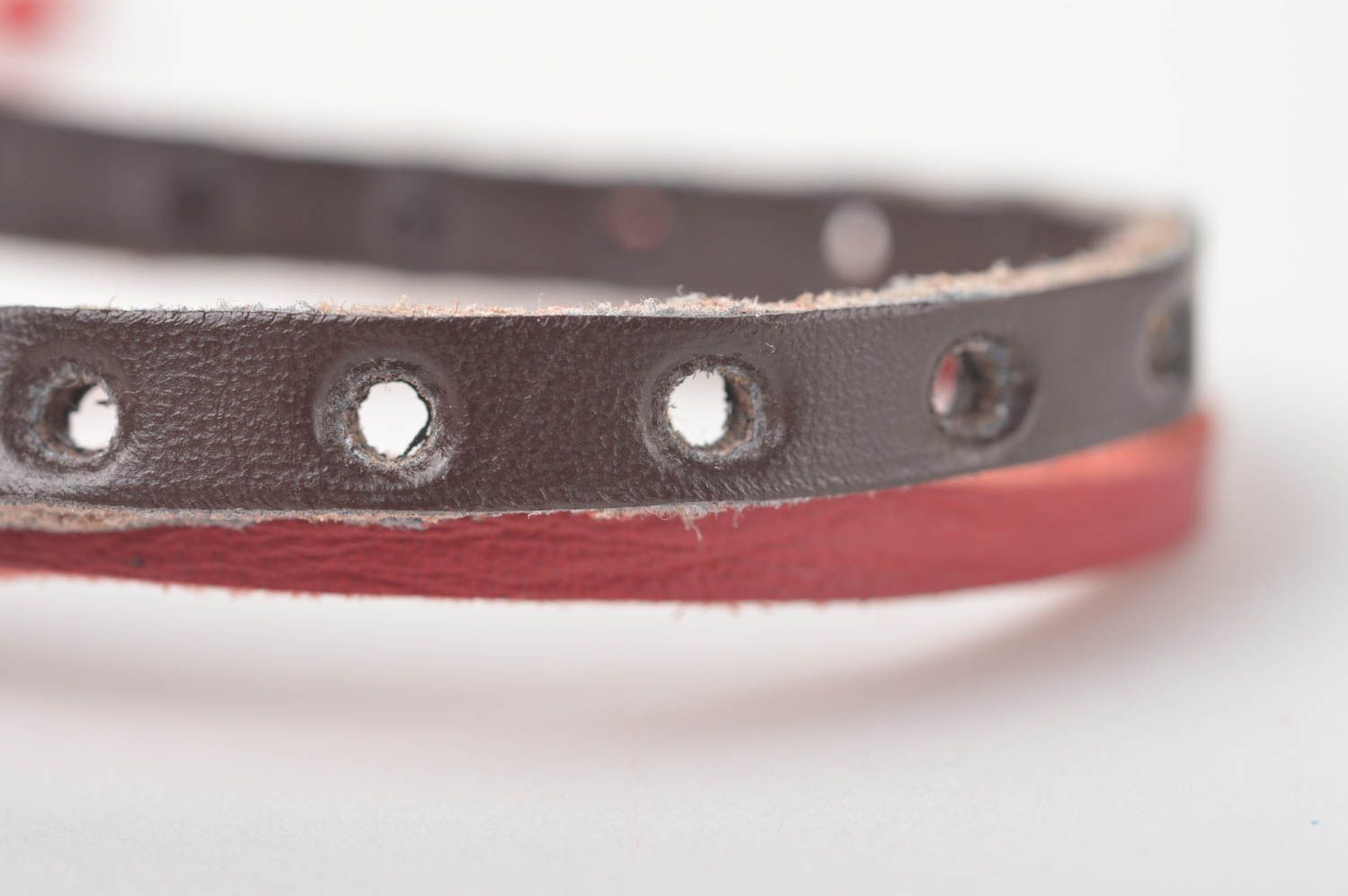 Handmade unisex wrist bracelet genuine leather bracelet designs gifts for her photo 5