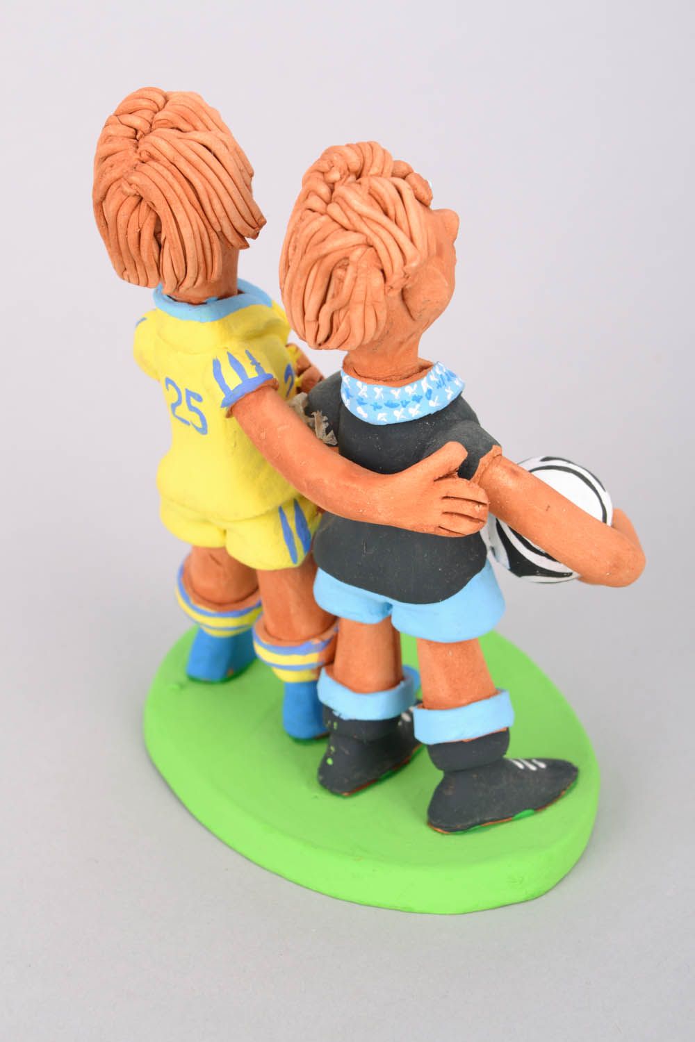 Figura de barro hechas a mano de jugadores de fútbol foto 5