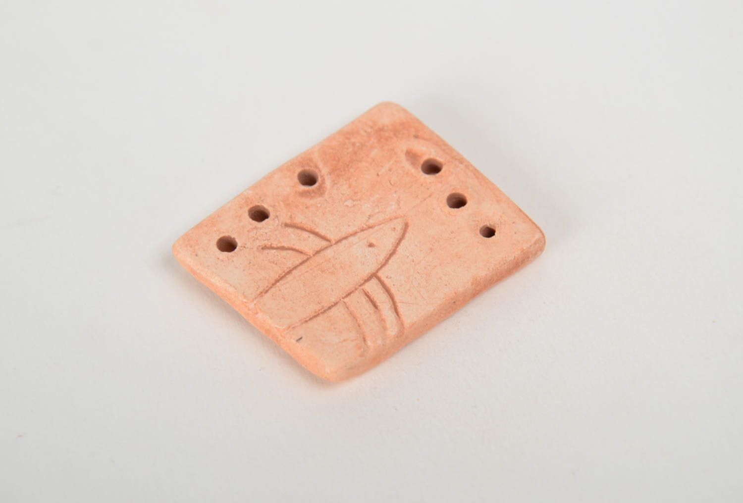 Handmade designer clay blank for pendant making DIY beautiful photo 3