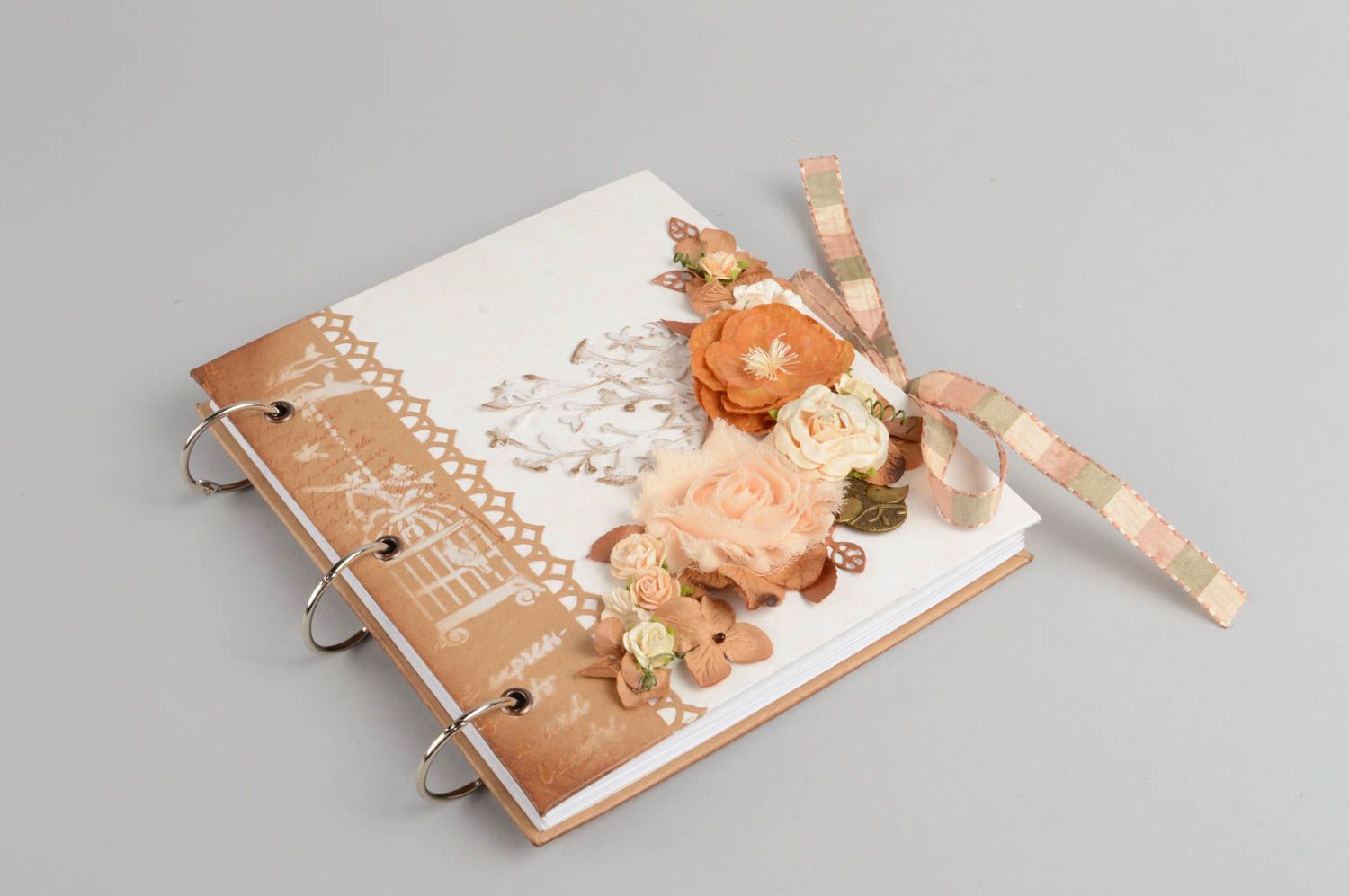 Libro de firmas festivo hecho a mano para regalo original ideas de boda foto 2