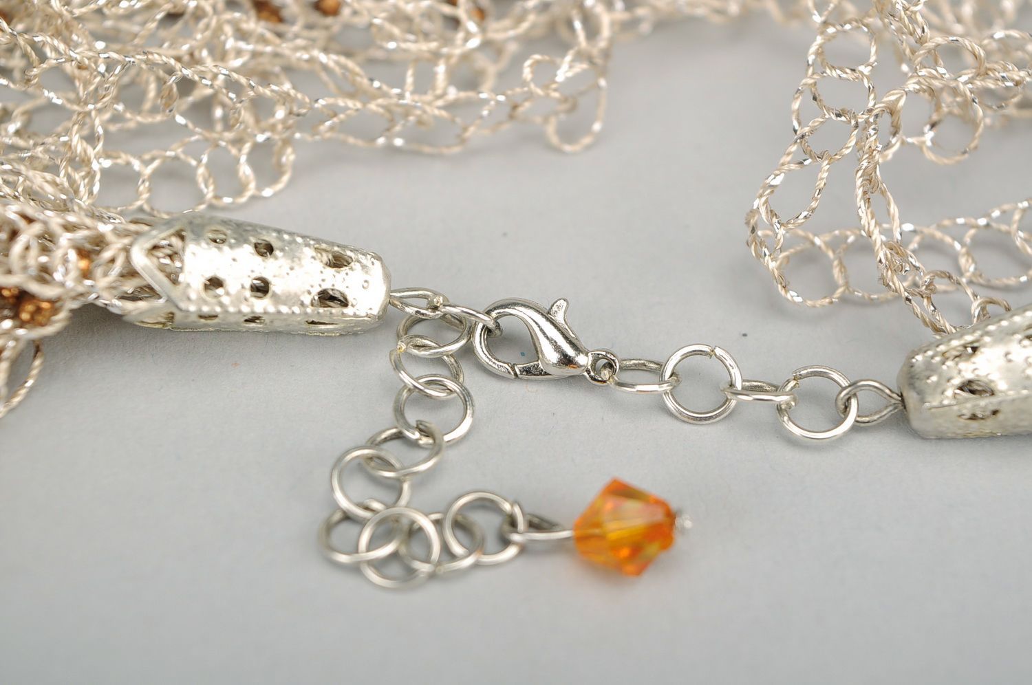 Necklace Silver Fall photo 2
