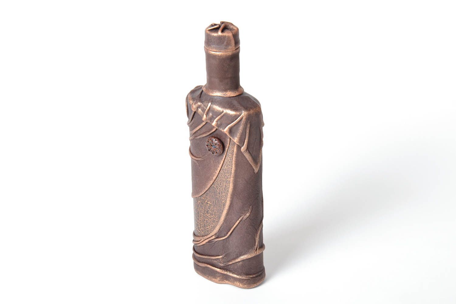 Decorative bottle with a cork photo 2