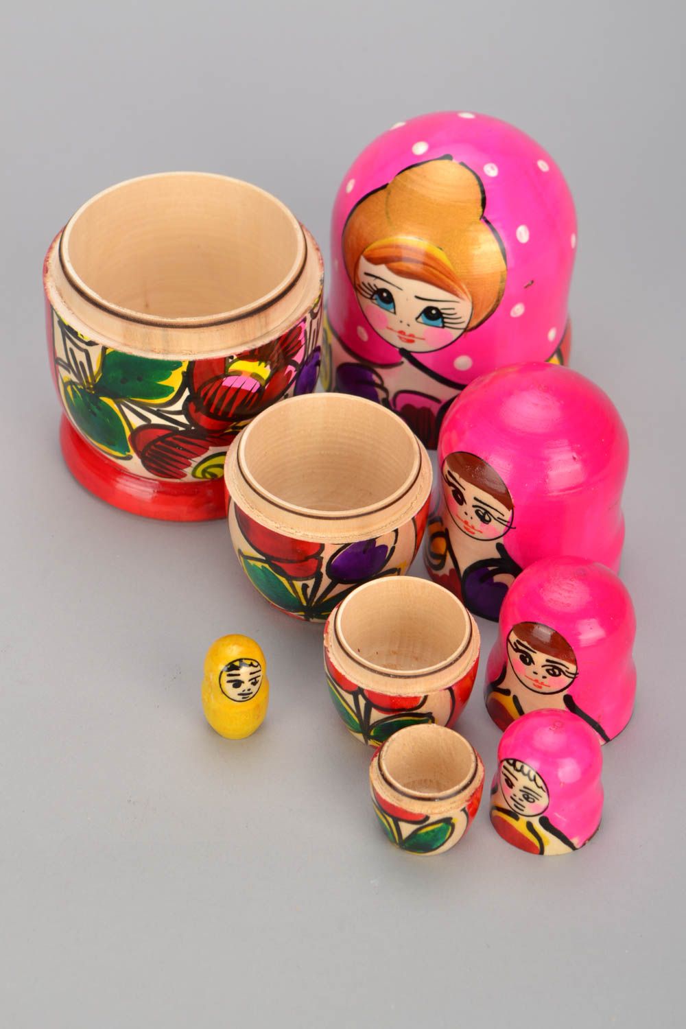 Hand painted nesting doll photo 3