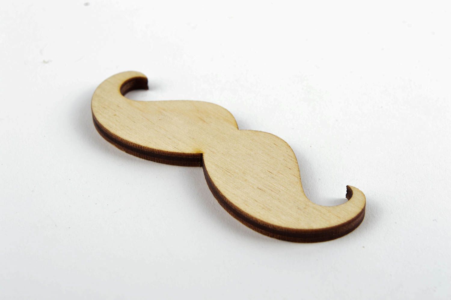 Forme en bois à peindre fait main moustache Loisirs créatifs scrapbooking photo 3