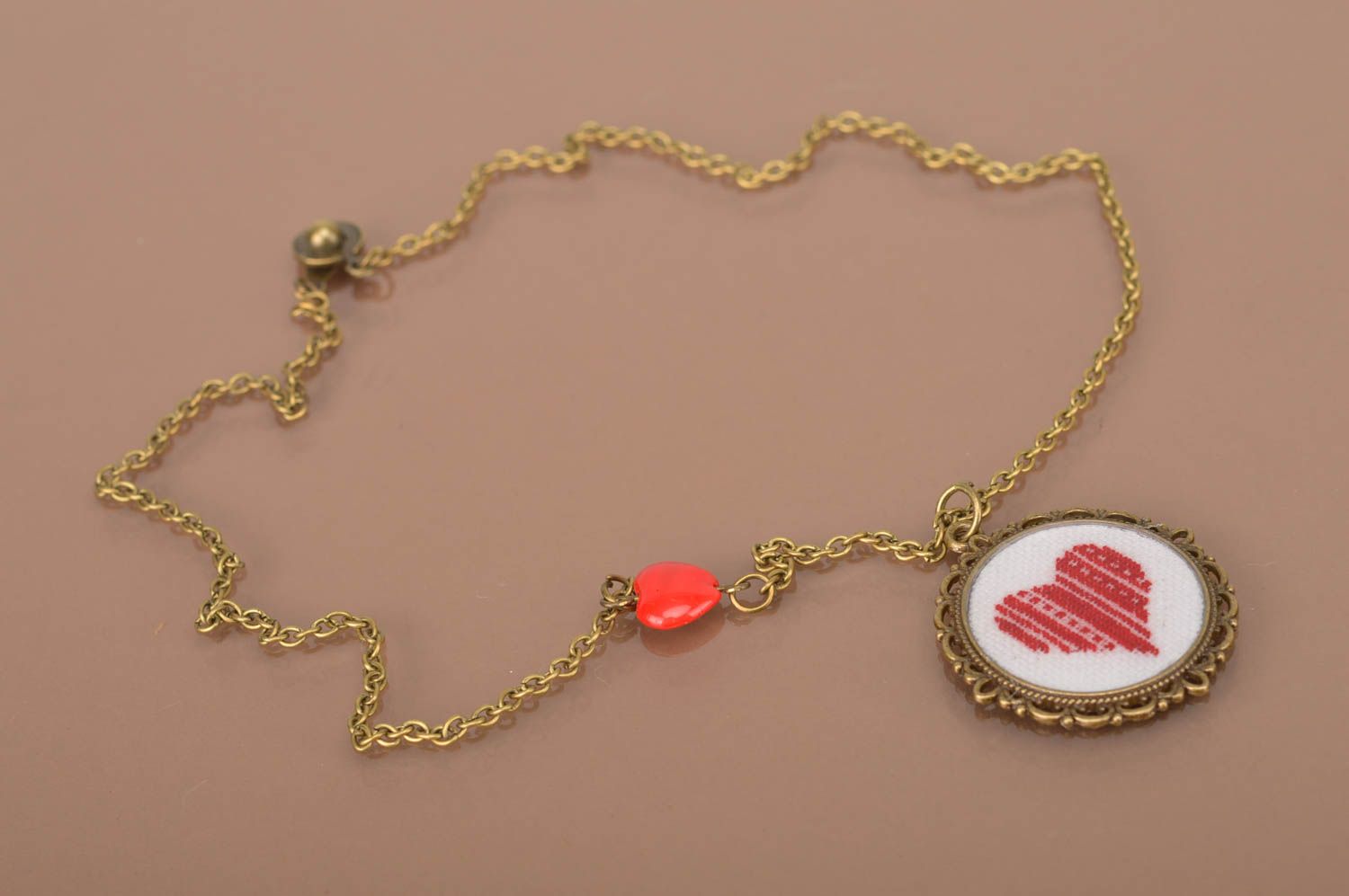Handmade jewellery pendant necklace chain necklace fashion accessories gift idea photo 2