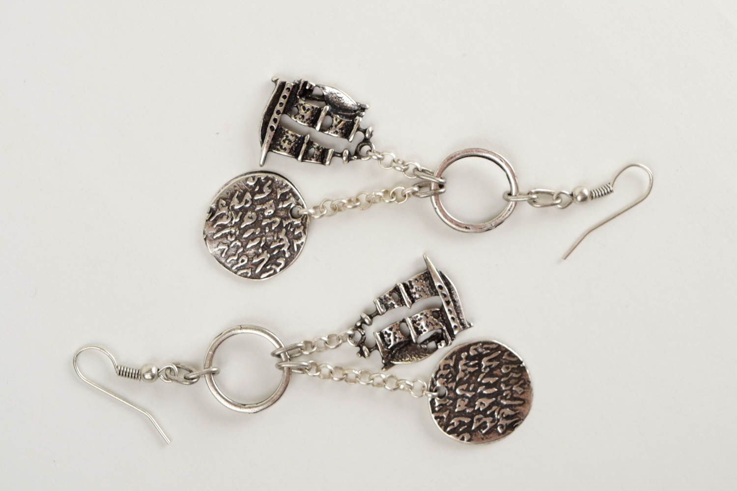 Juwelier Modeschmuck Handmade Ohrringe Geschenk für Frauen Metall Ohrringe toll foto 3