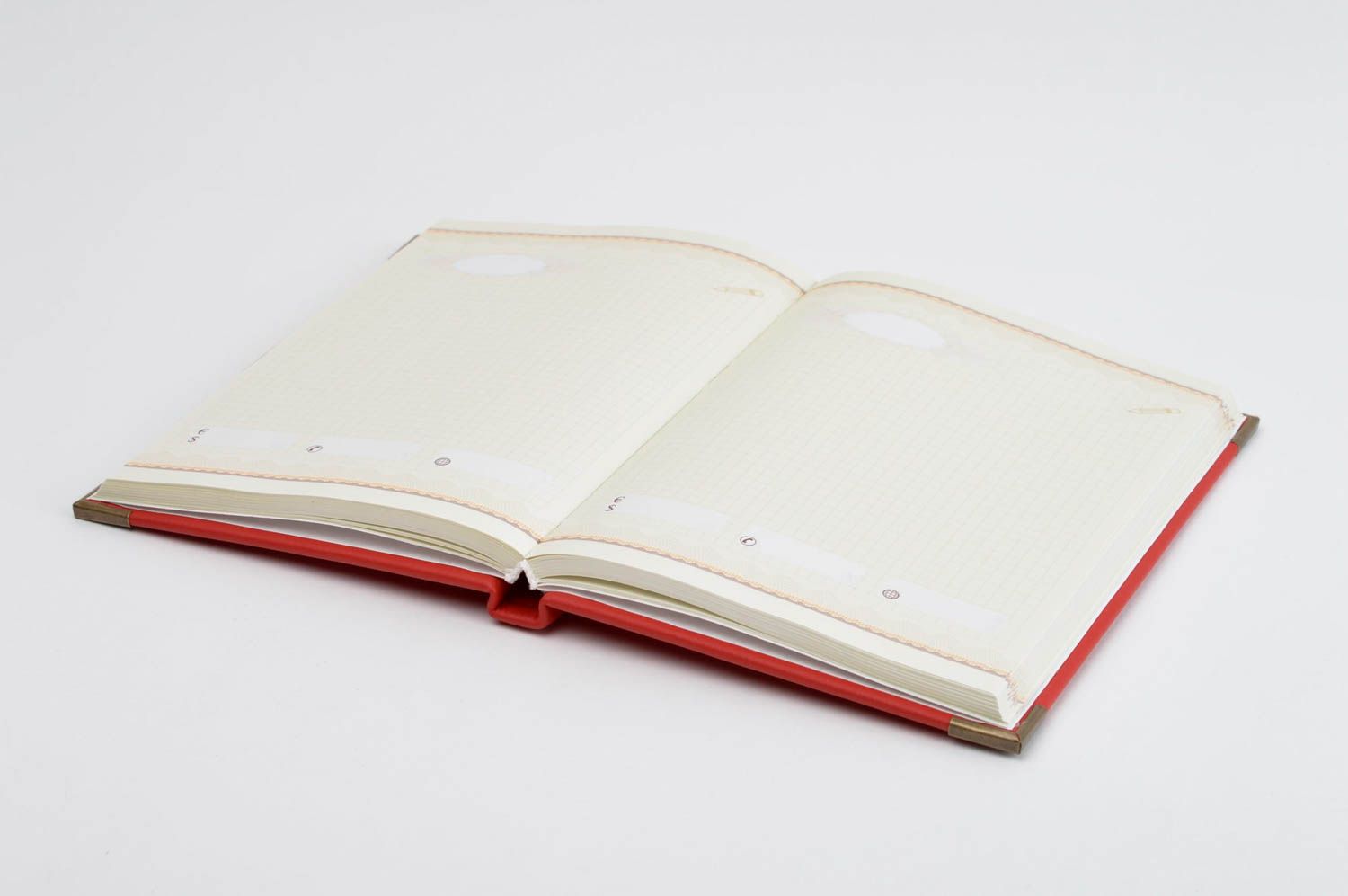 Design Tagebuch in Rot handmade  originelles Geschenk Designer Notizbuch foto 3