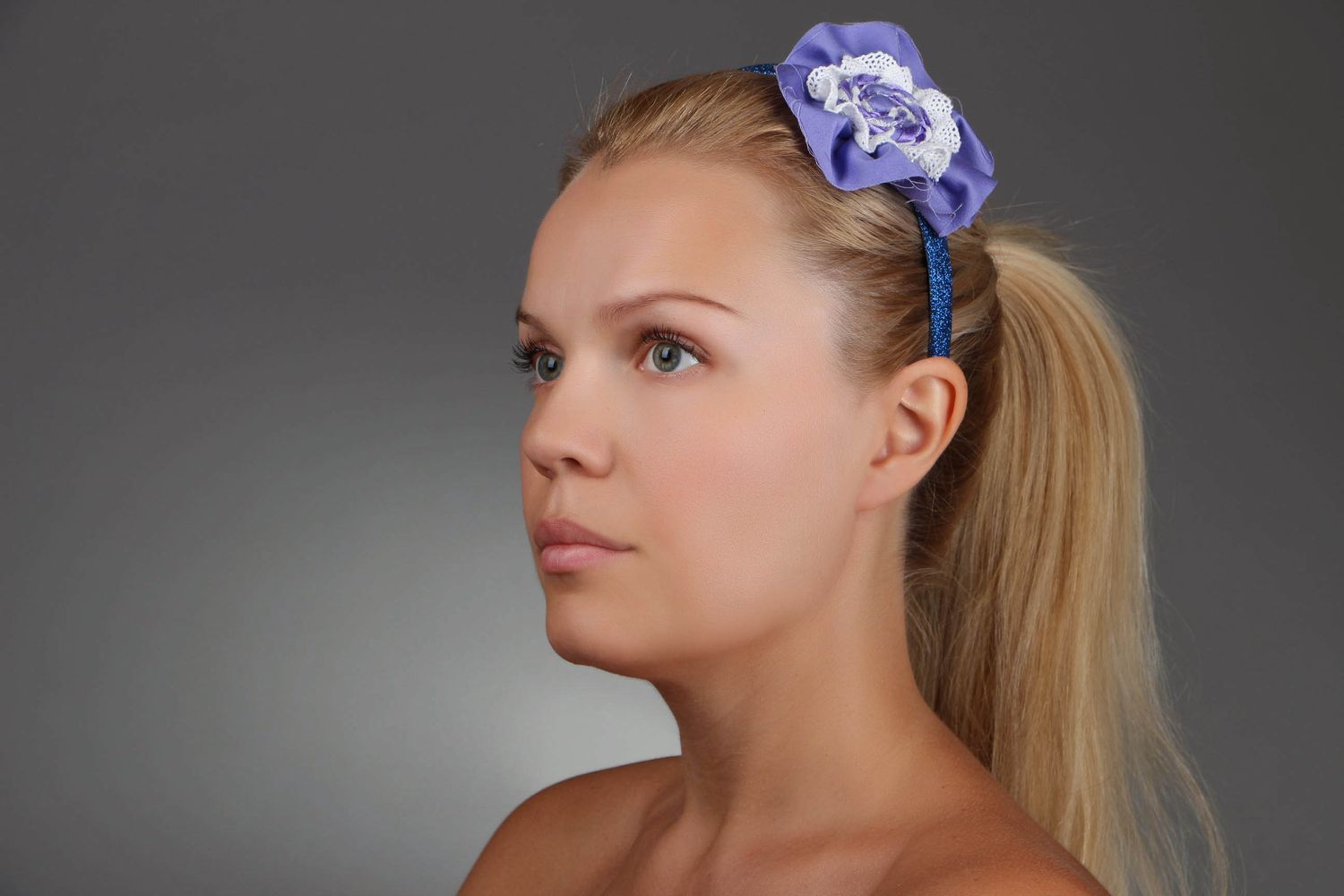 Headband with flower photo 5