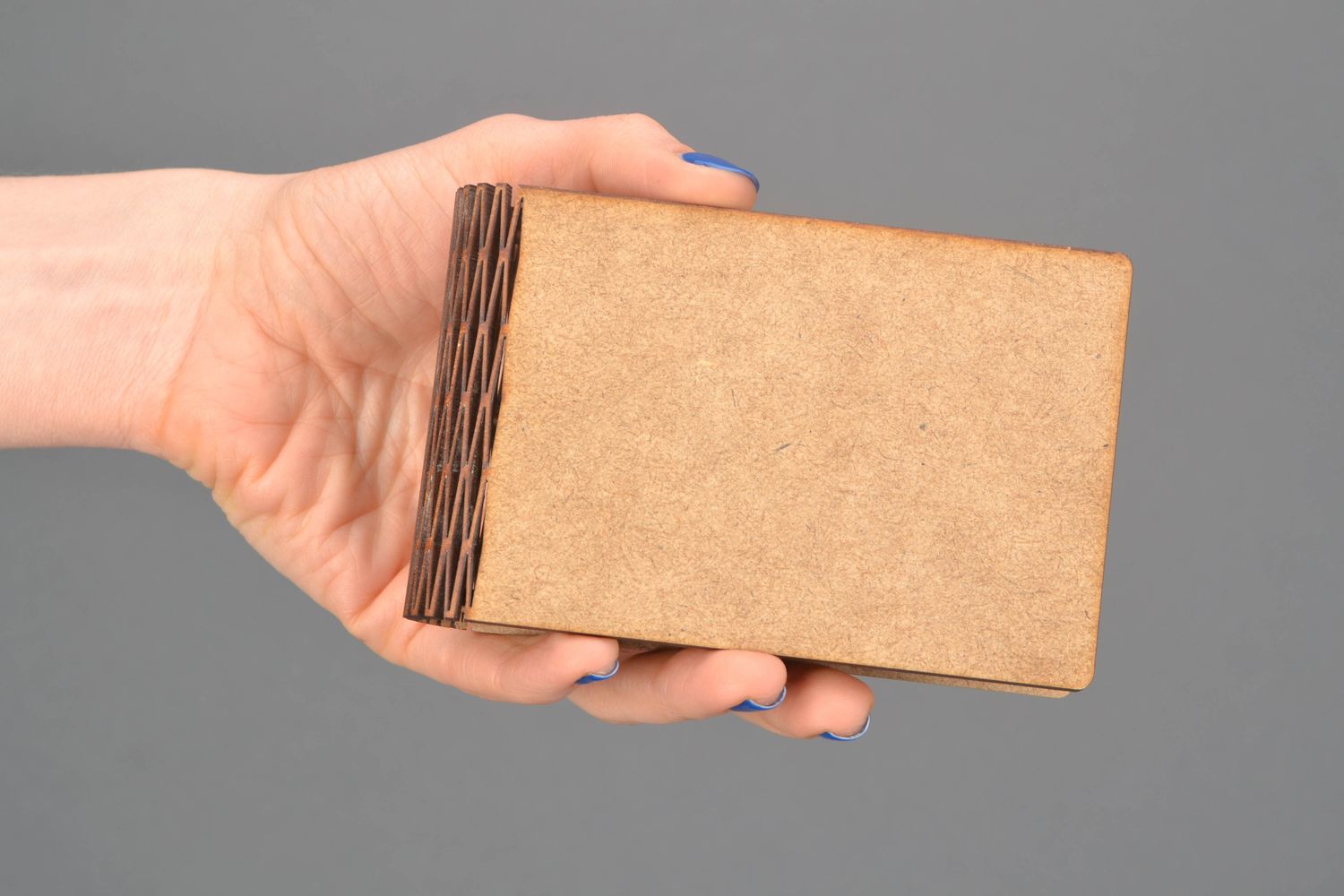 Book shaped fiberboard blank box for creative work photo 2