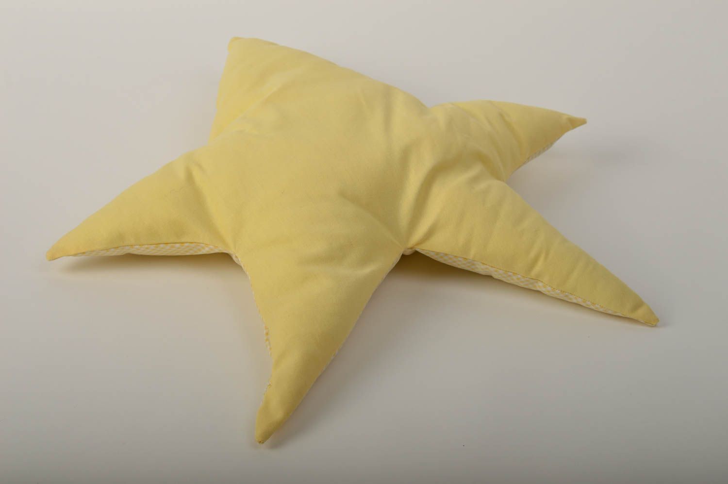 Декоративная подушка handmade подушка для дивана подушка из холлофайбера Звезда фото 4