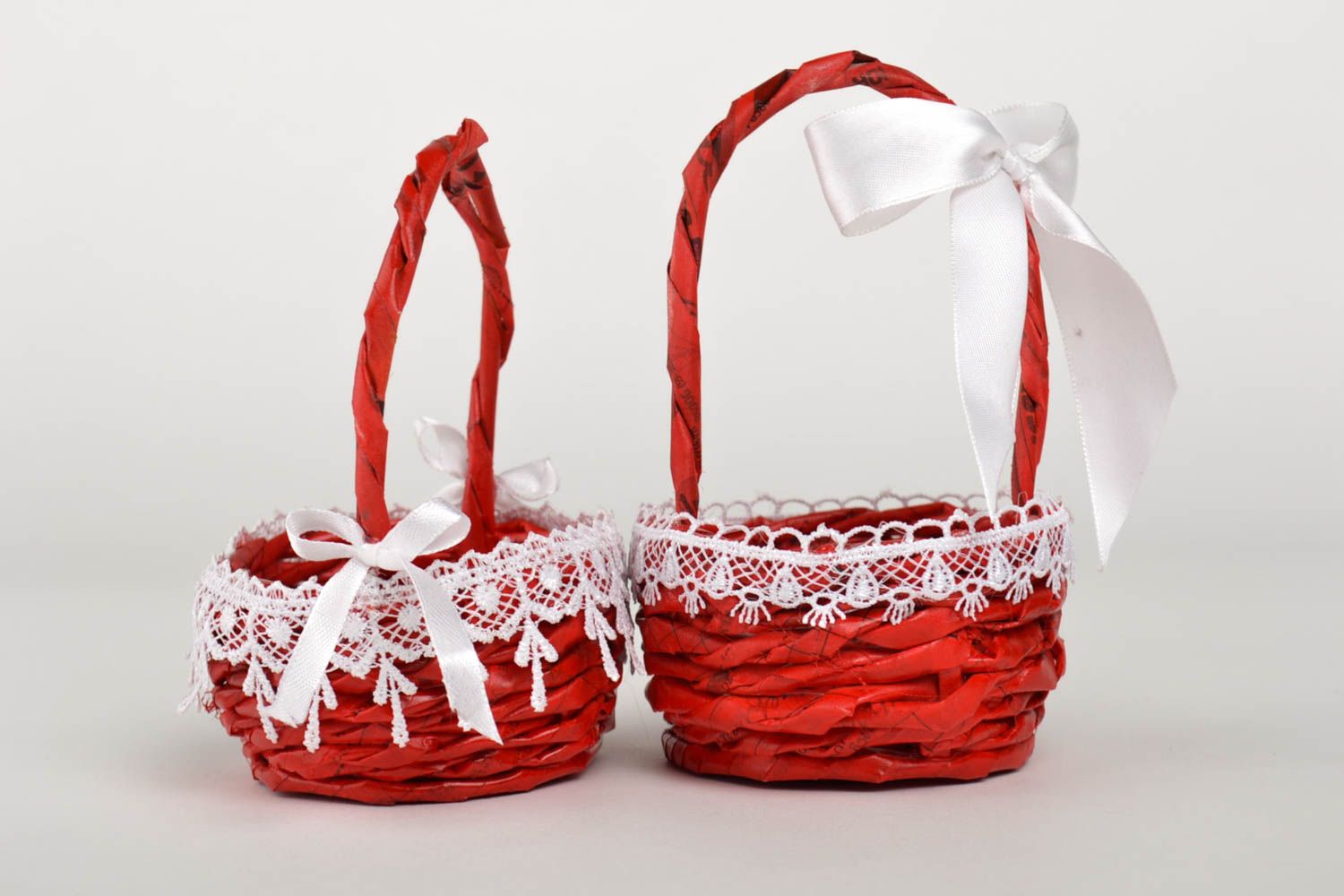 Wicker basket paper basket unusual paper basket basket for home designer basket photo 2