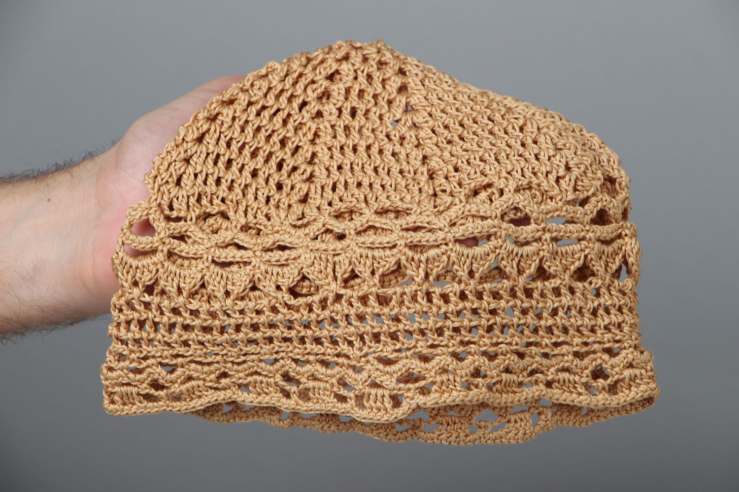 Bonnet tricoté fait main pour femme photo 4