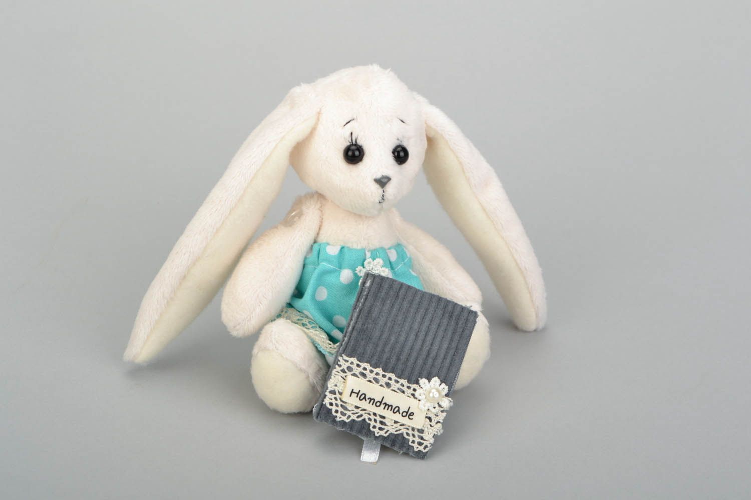 Decorative soft toy Rabbit Umka photo 3