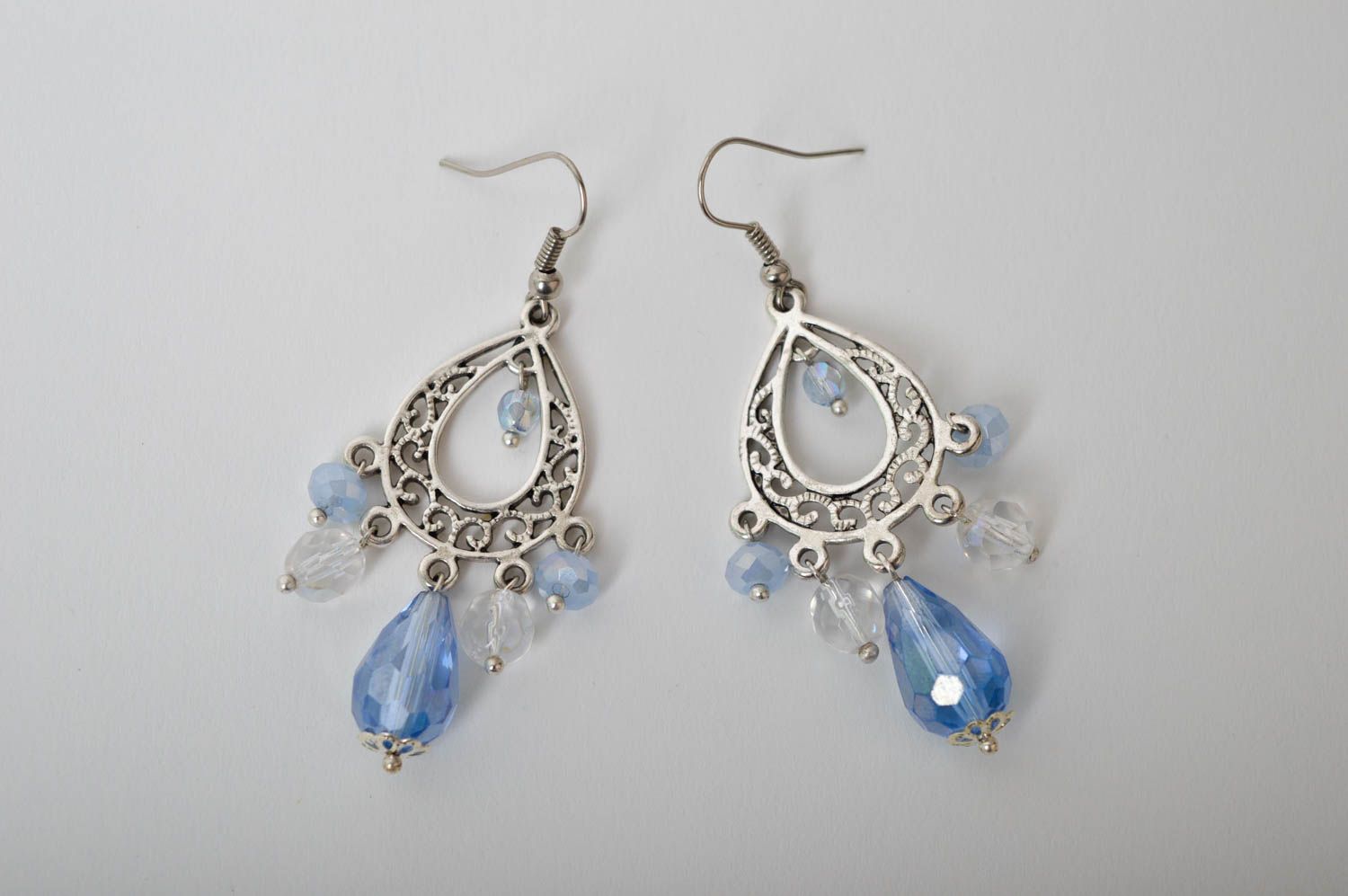 Beautiful handmade beaded earrings cool jewelry designs fashion trends photo 3
