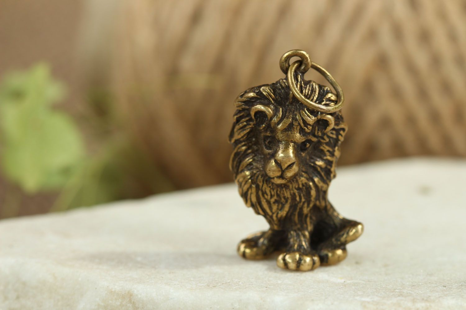 Bronze pendant Little Lion photo 4