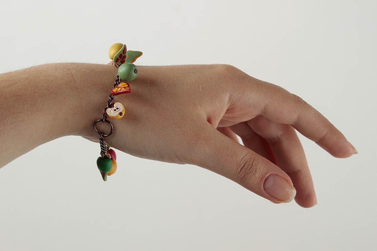 Unusual handmade plastic bracelet polymer clay ideas costume jewelry designs photo 2