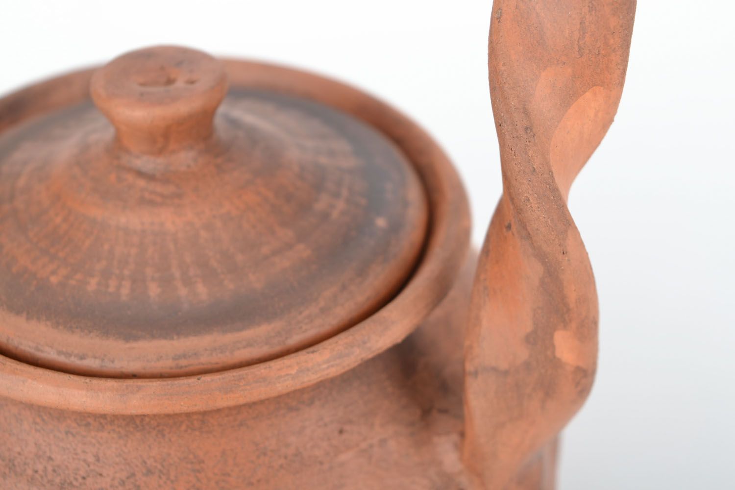 Homemade clay teapot photo 4