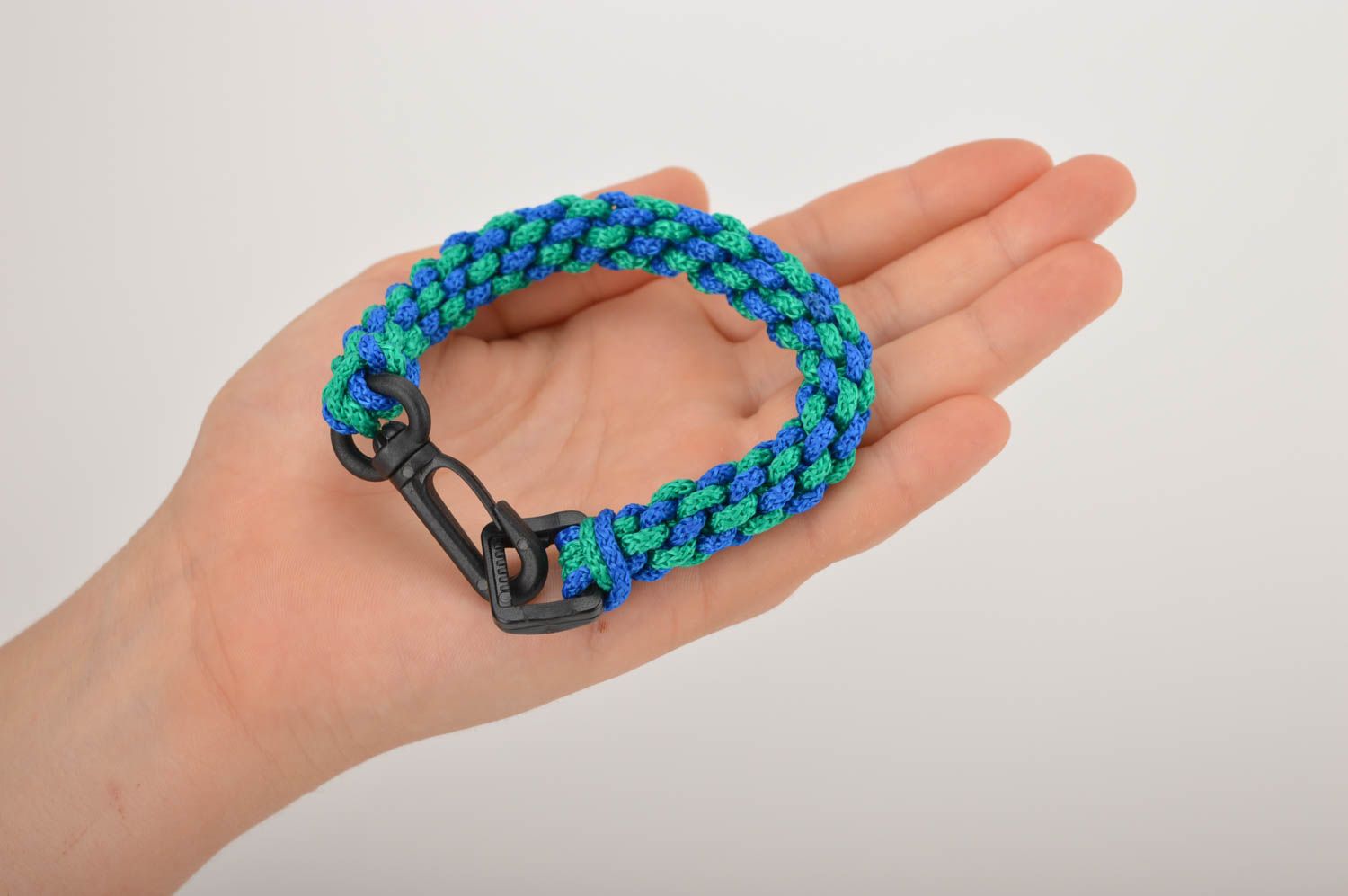 Stylish handmade woven cord bracelet textile bracelet designs gifts for her photo 5