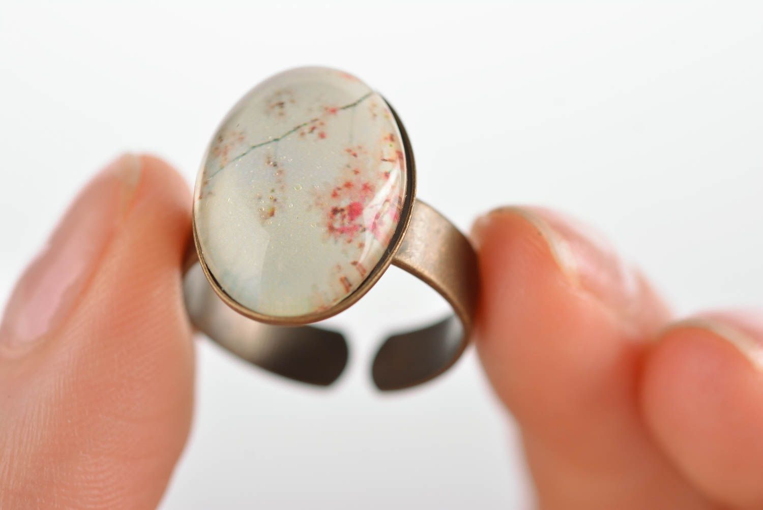 Ring Damen stilvoll Handmade Schmuck Ring Designer Accessoires Geschenk Ideen foto 4