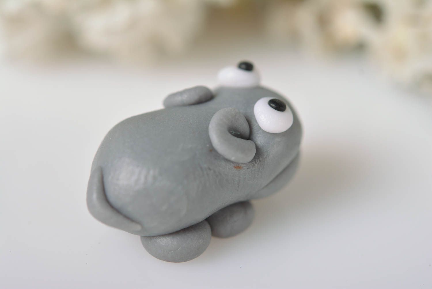Handmade Polymer Clay Figur Deko Tier kleines Spielzeug für Haus Dekor foto 2