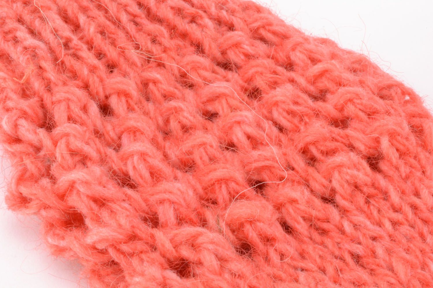 Meias de lã natural feitas à mão cor de rosa  foto 3
