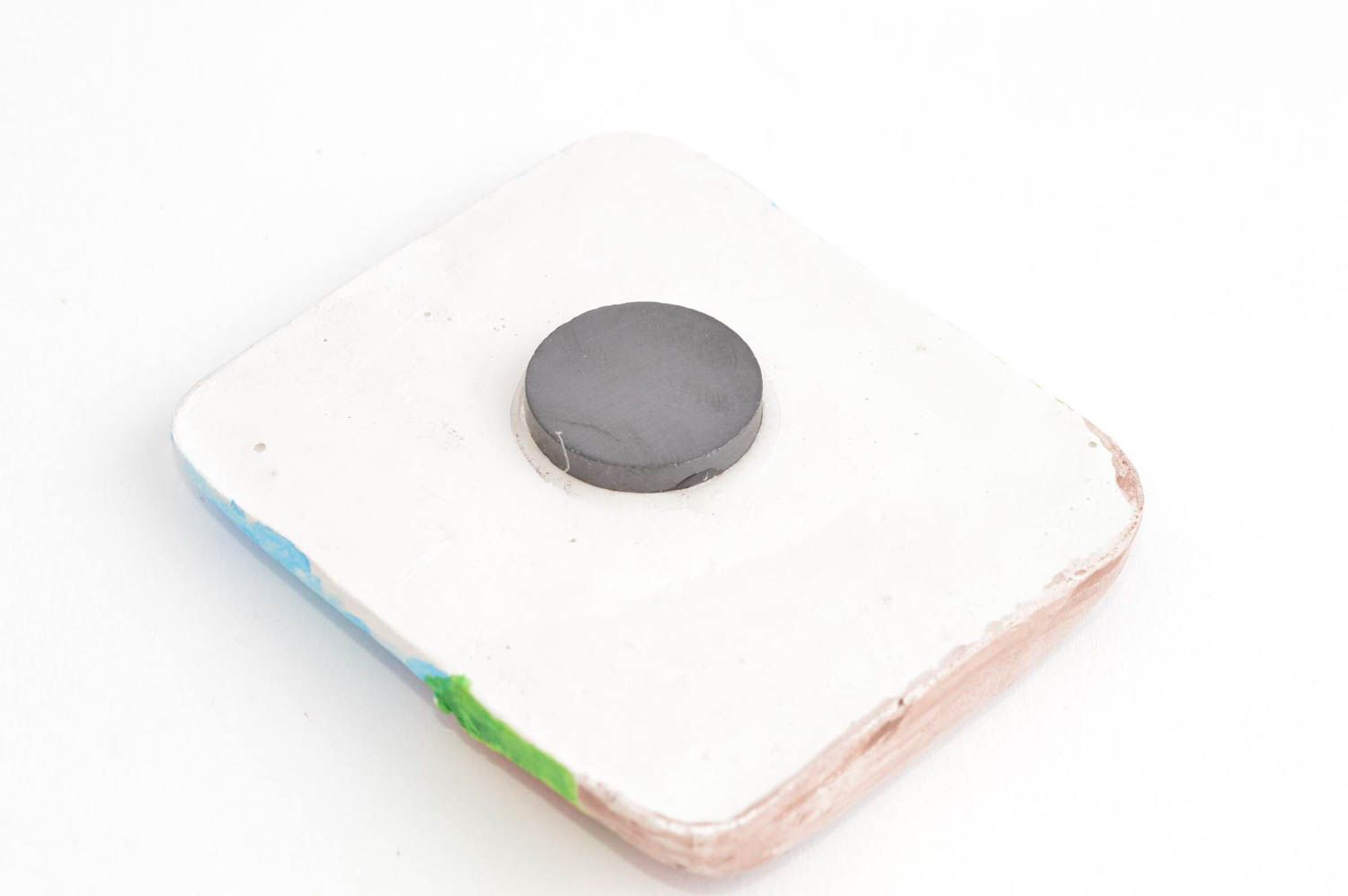 Aimant frigo fait main Magnet frigo en plâtre décoratif Cadeau insolite photo 4