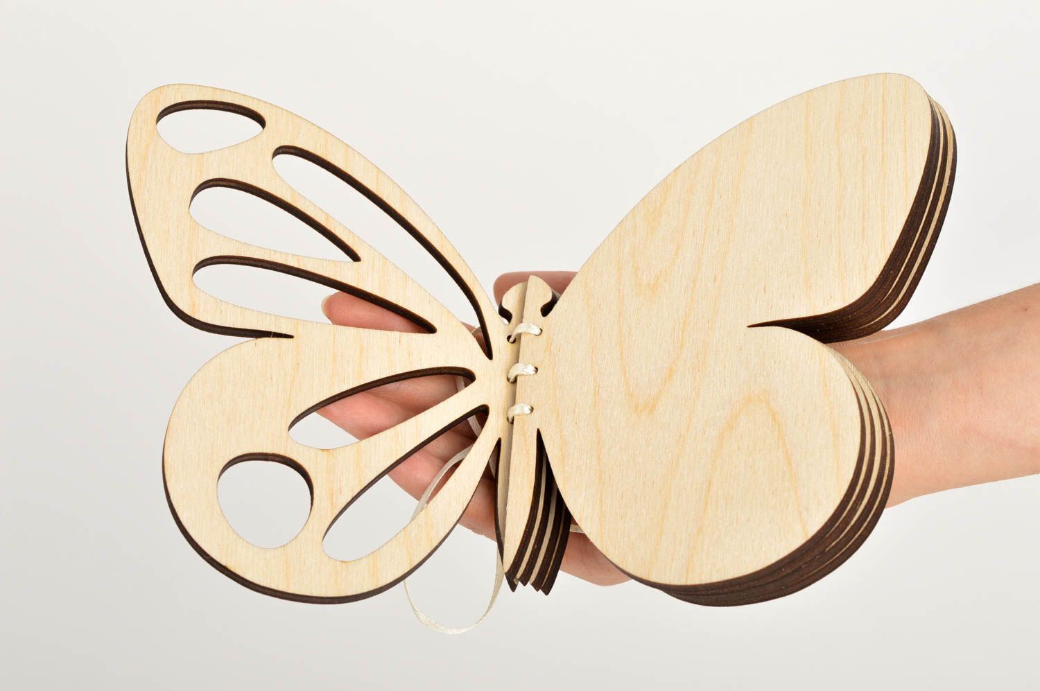 Unusual handmade wooden blank art materials art and craft supplies gift ideas photo 2