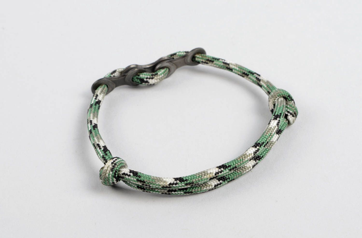 Survival bracelet woven bracelet paracord bracelet stylish gift for men photo 1