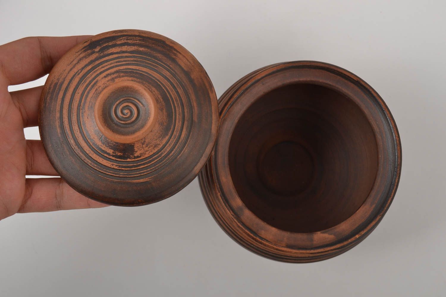 Handmade ceramic pot pottery for home handmade tableware designer dishware photo 2