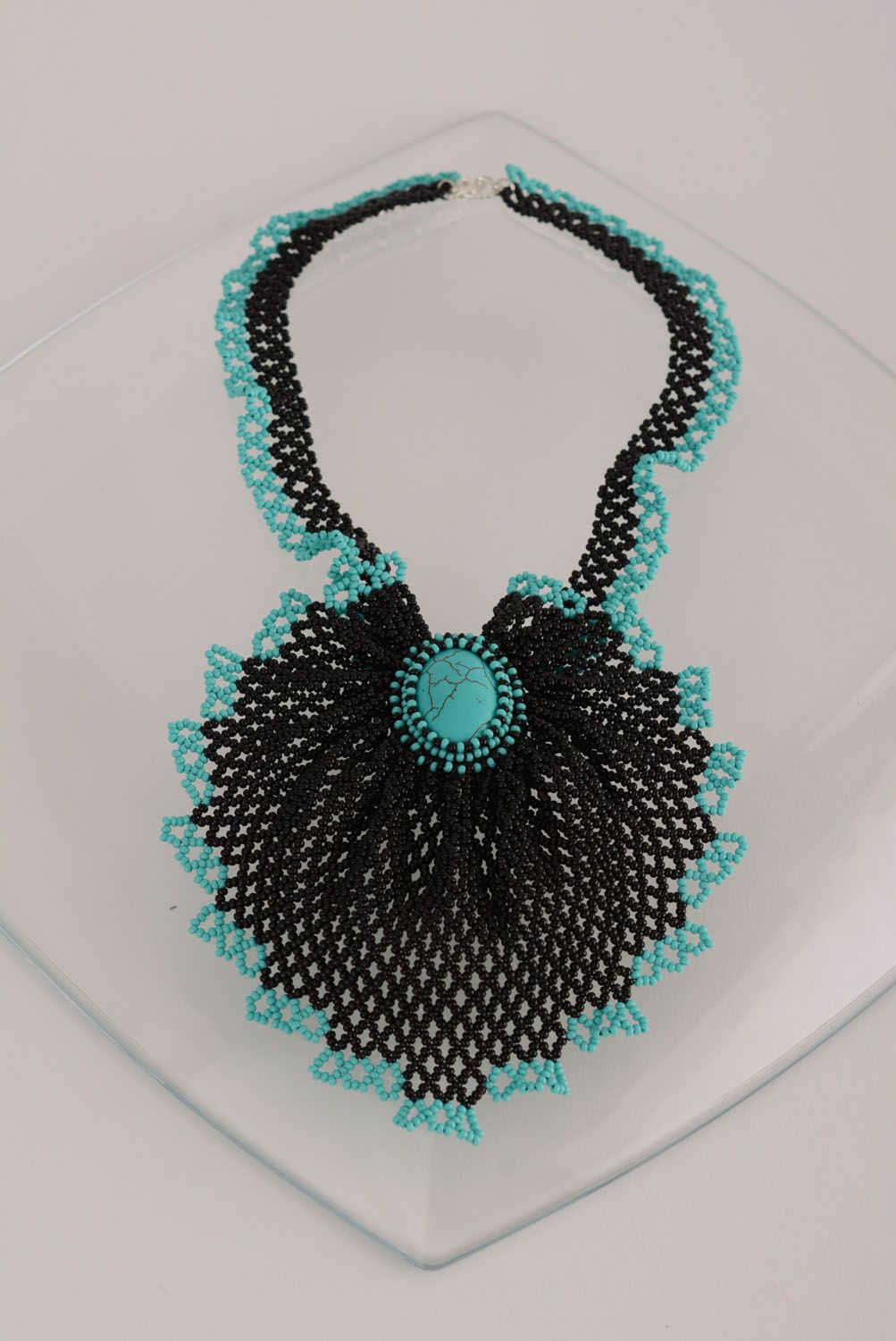 Homemade necklace Turquoise photo 1