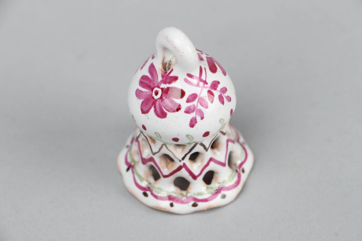 Petite clochette décorative artisanale en céramique photo 2