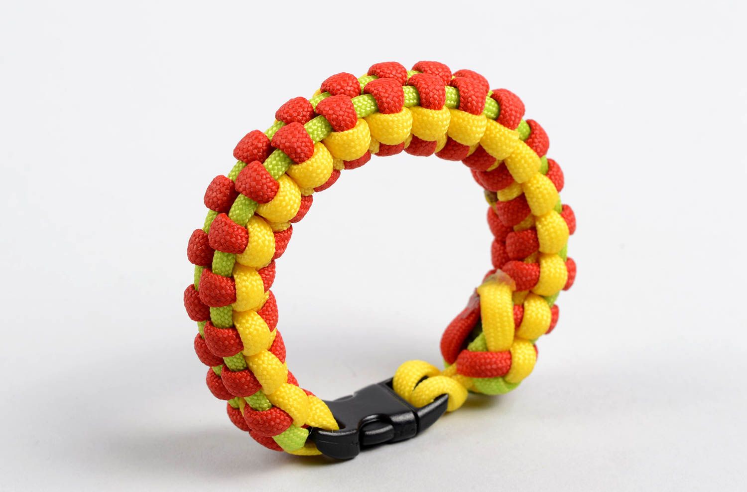 Bracelet paracorde Bijou fait multicolore large pratique Accessoire femme homme photo 4