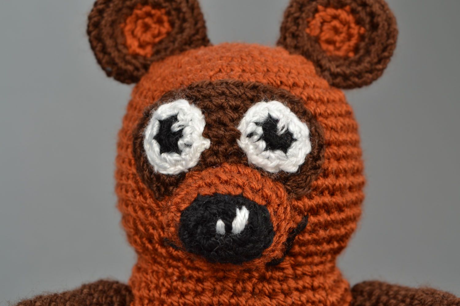 Jouet tricot au crochet Petit Ourson photo 4