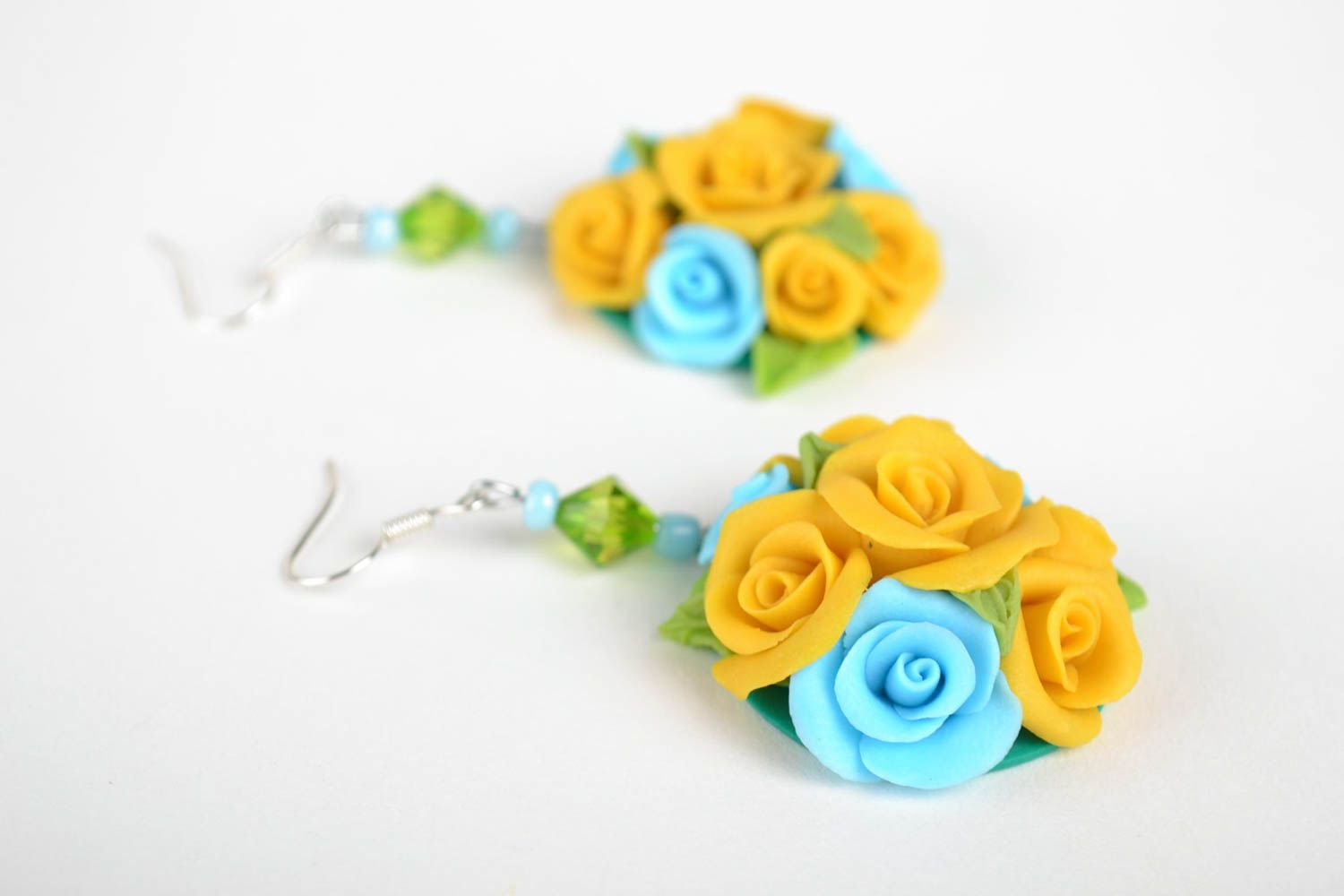 Flower jewelry handmade earrings fashion accessories birthday gifts for girls photo 4