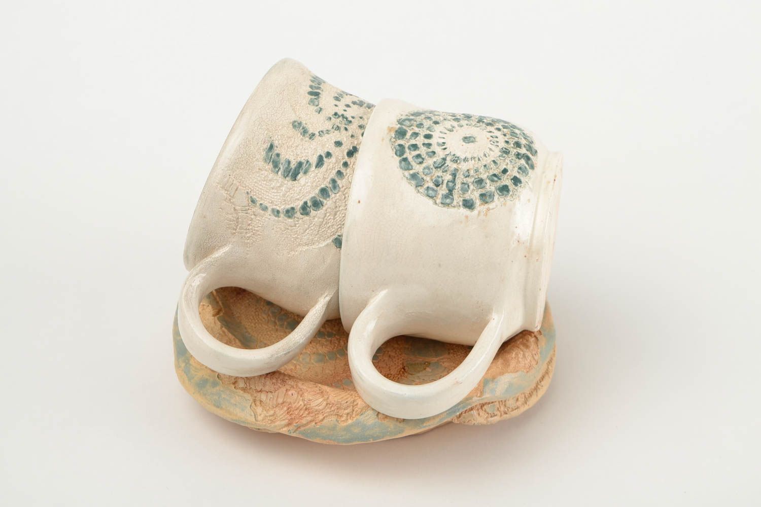 Tazas originales hechas a mano para té menaje de cocina cerámica artesanal  foto 4