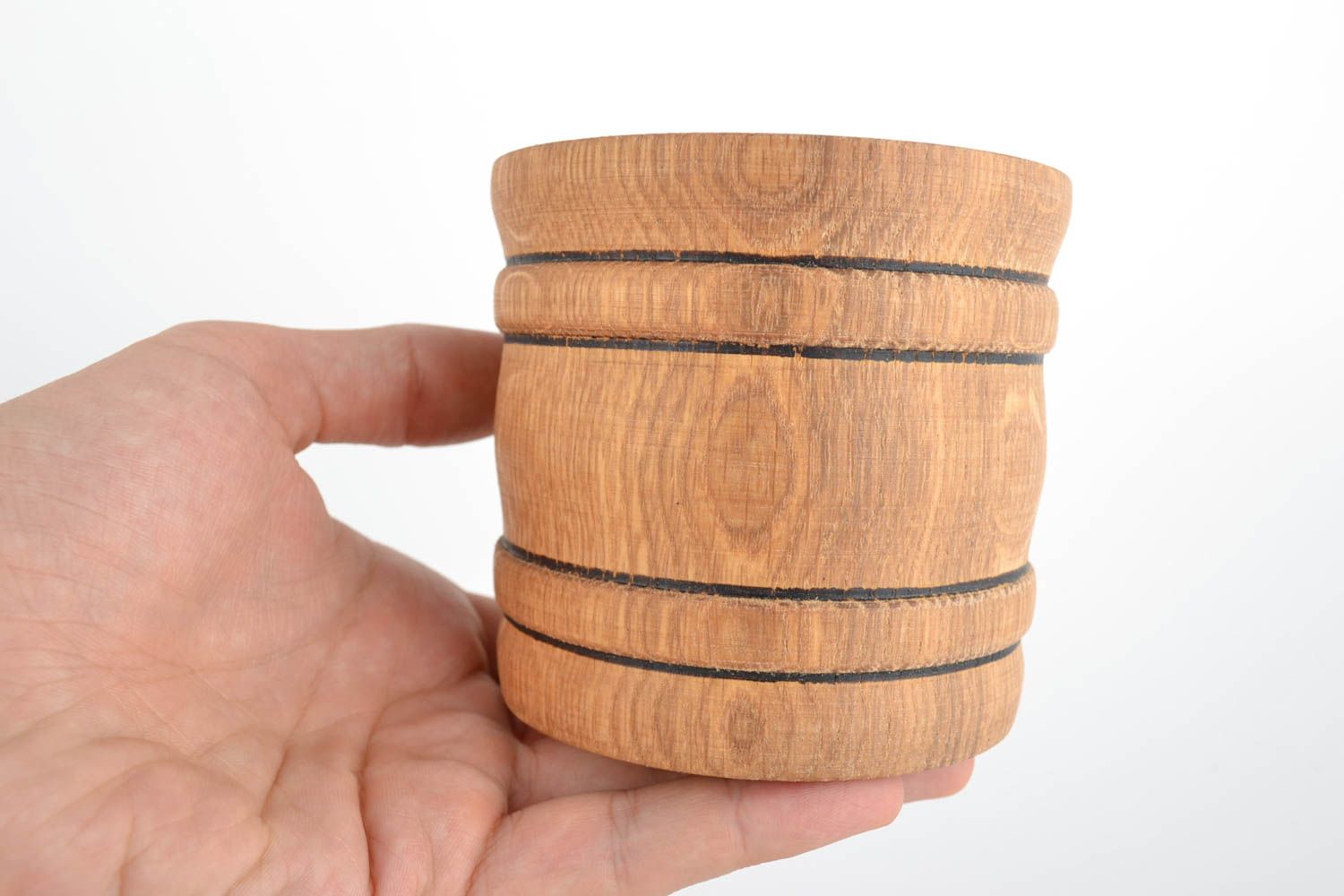 Handgemachter Holz Mörser für Gewürze Reibschale Küchen Utensilien 350 ml foto 2