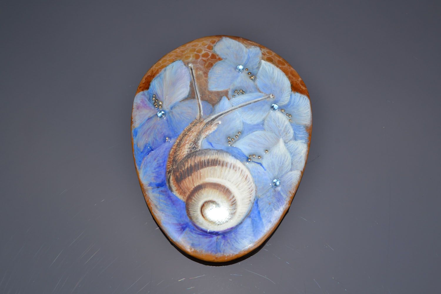 Basis for jewelry made of jasper photo 1