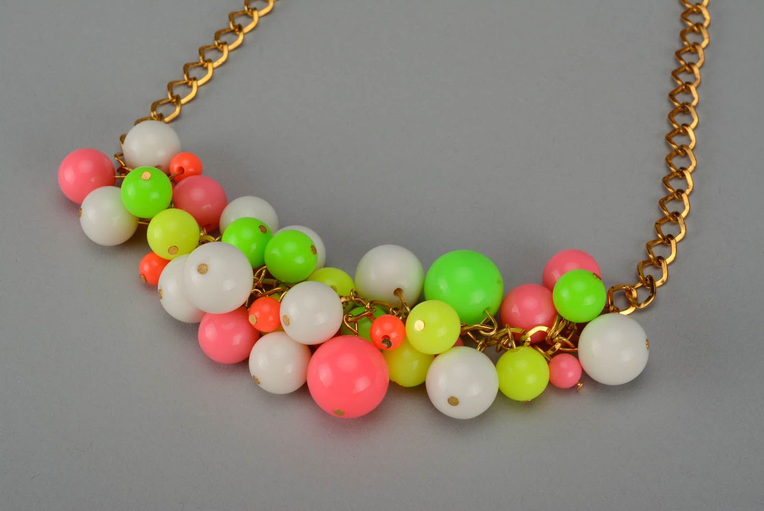 Colorful Necklace Beads photo 1