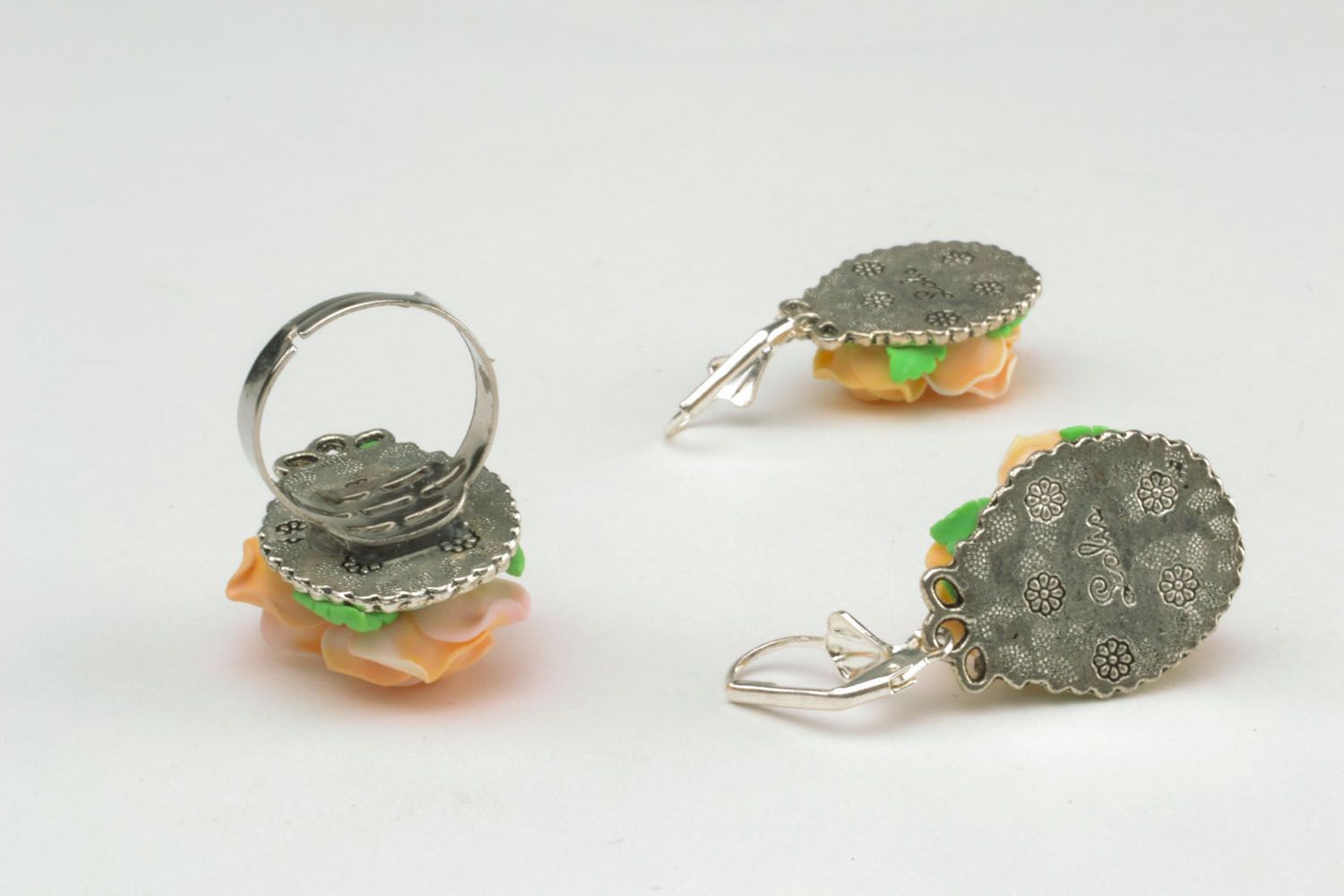 Homemade ring and earrings photo 5