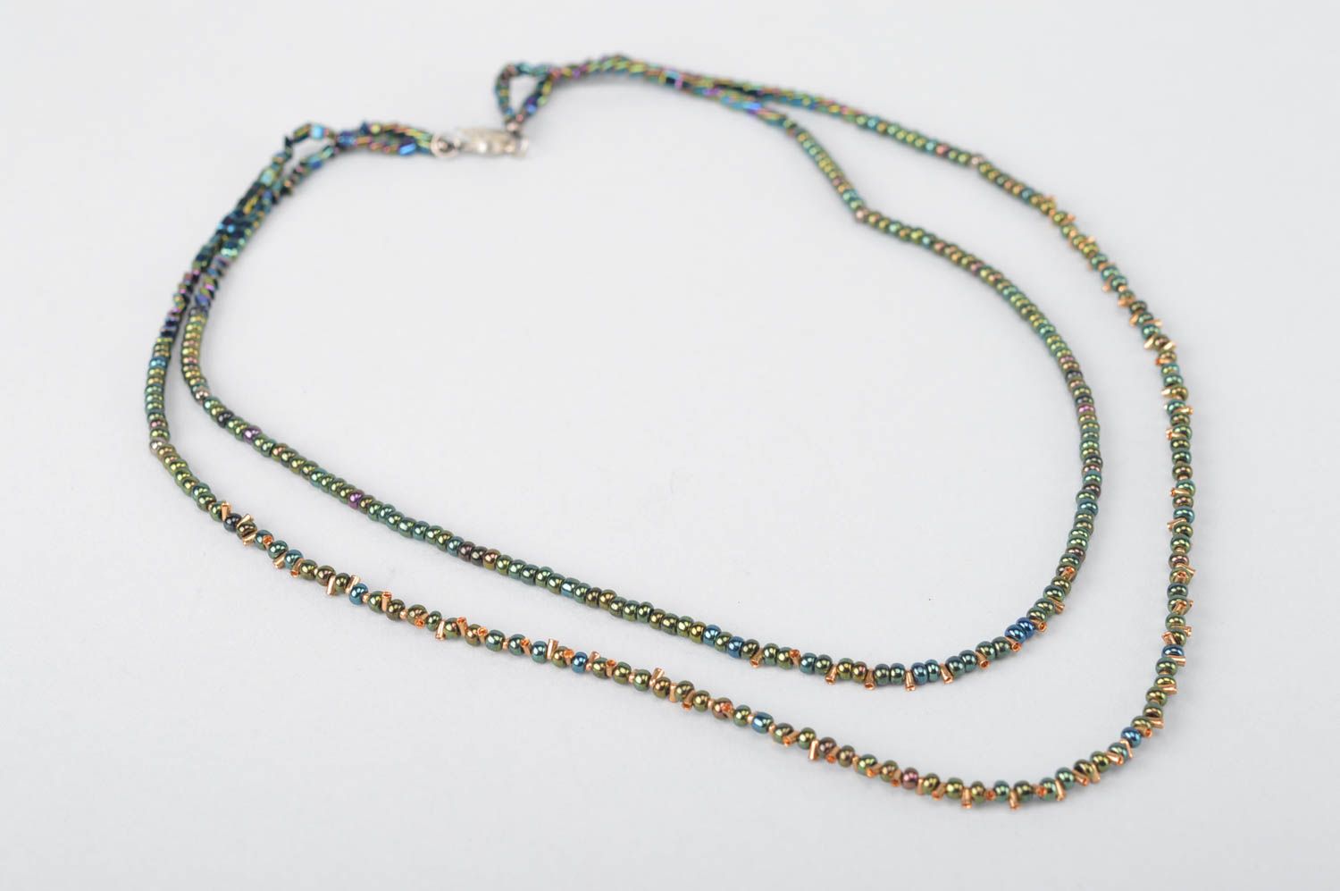 Beautiful female jewelry stylish designer accessory beaded necklace gift photo 2