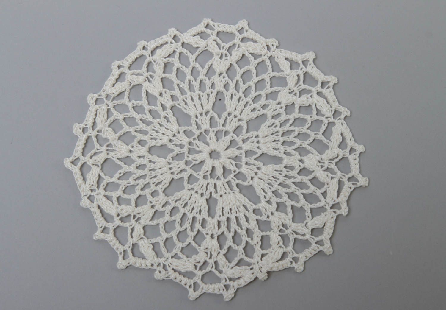 Unusual handmade napkin crochet lace napkin interior decorating gift ideas photo 2