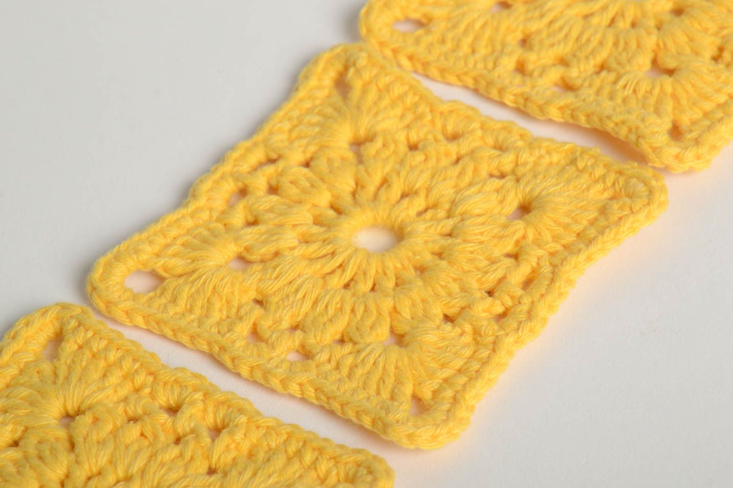 Unusual handmade crochet coaster hot pads table decor ideas small gifts photo 3