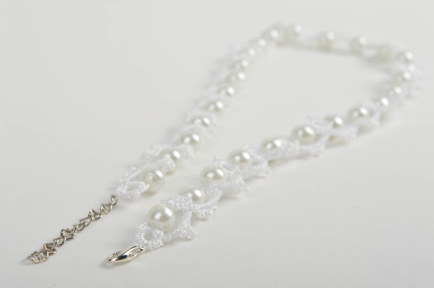Originelles Geschenk für Frau handmade Modeschmuck Halskette Glasperlen Schmuck foto 5