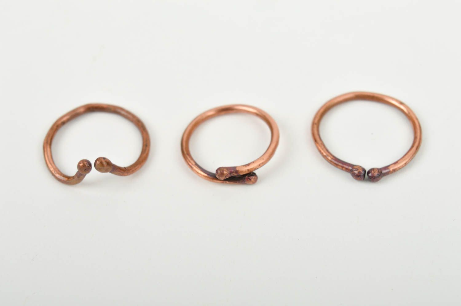 Кольца ручной работы женские кольца украшения из меди металлические украшения фото 5