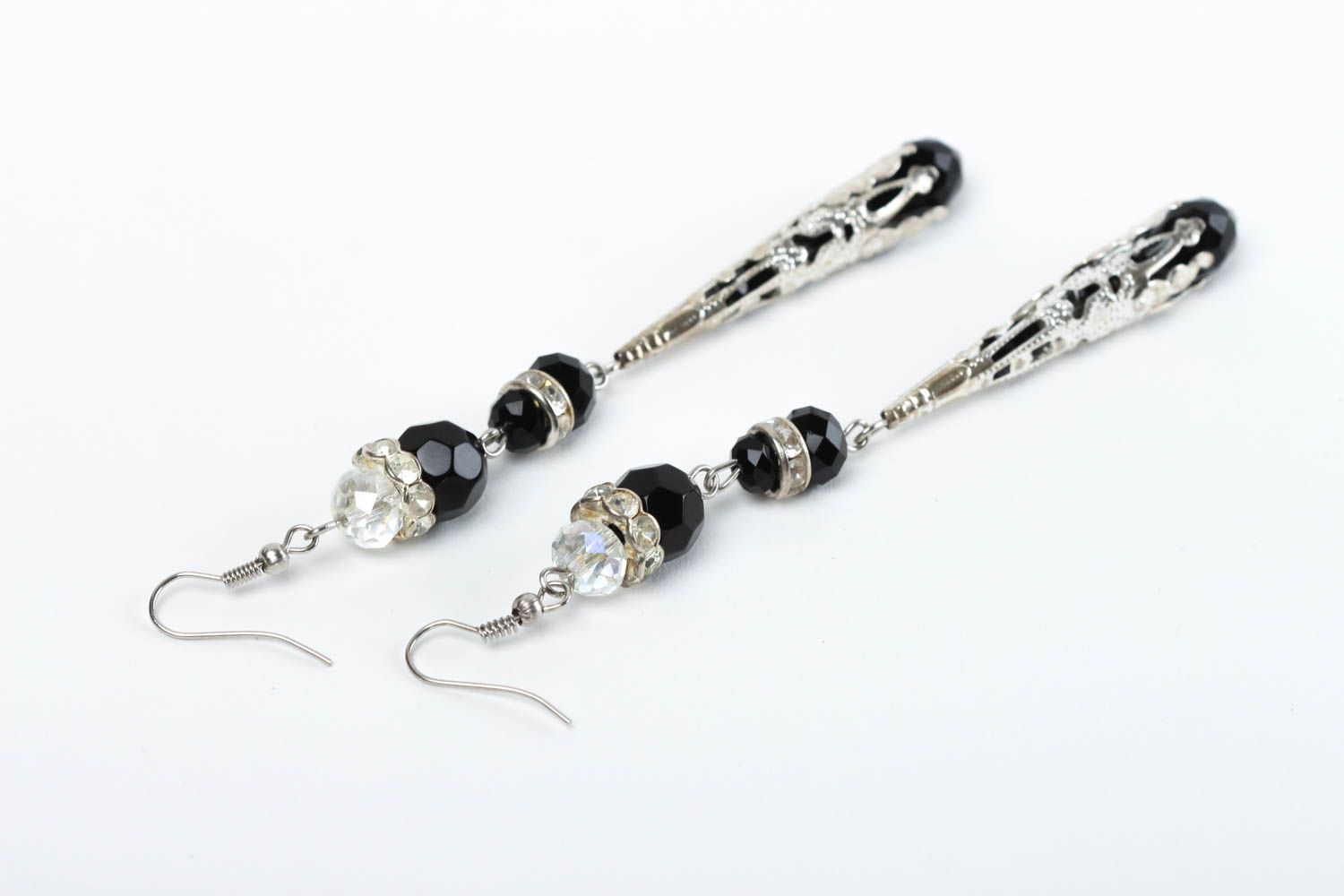 Handmade jewelry designer accessory unusual earrings for girls gift ideas photo 4