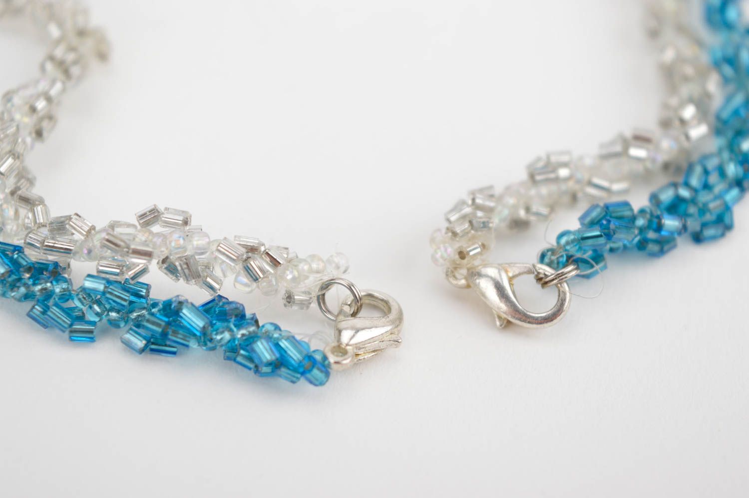 Handmade blue bracelets trendy jewels designer gift fashionable accessory photo 4