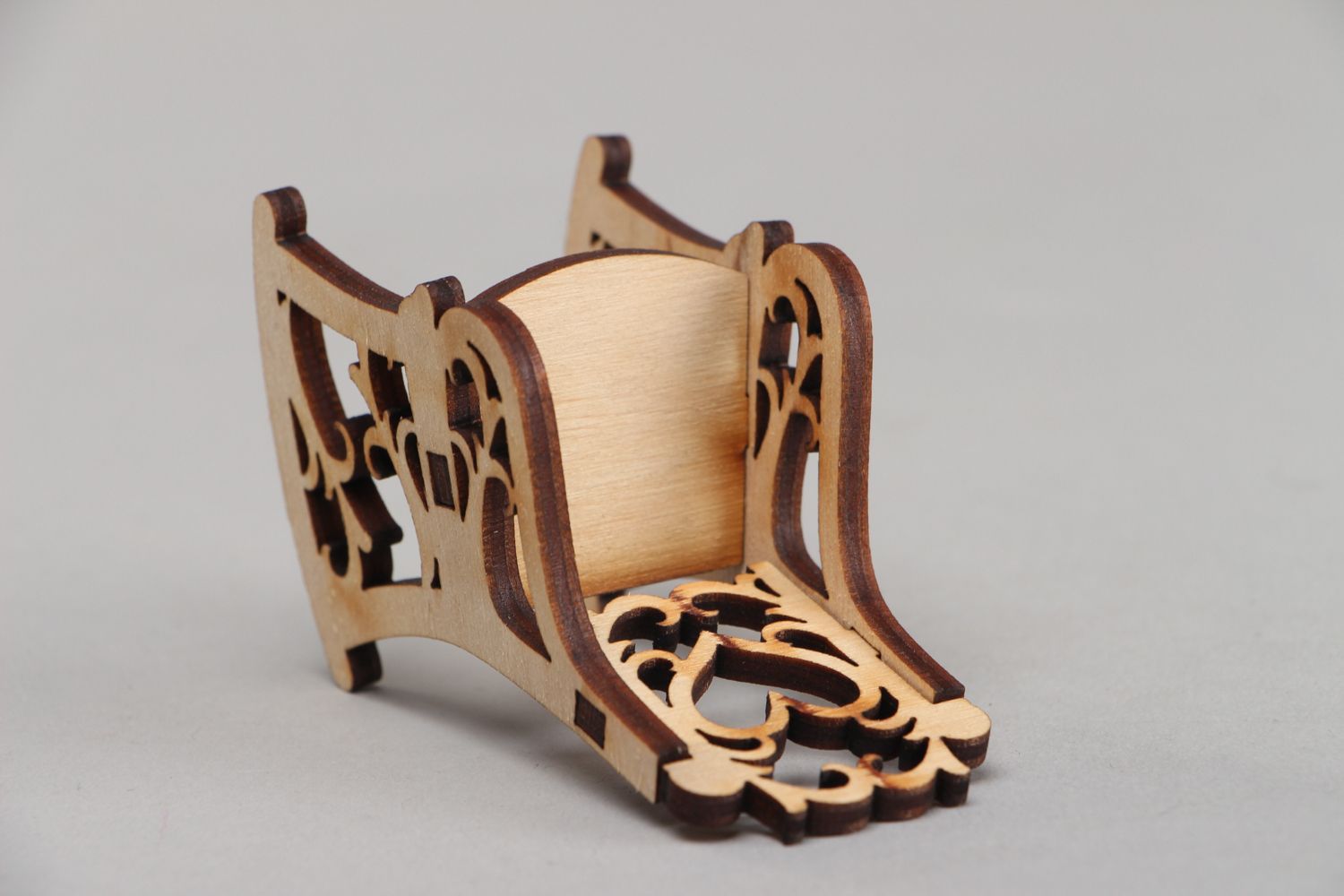 Handmade plywood craft blank Rocking Chair photo 3