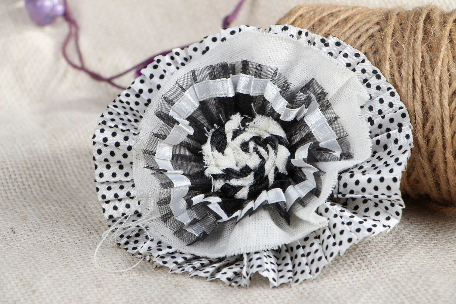 Brooch-hairpin in Shabby Chic style photo 4